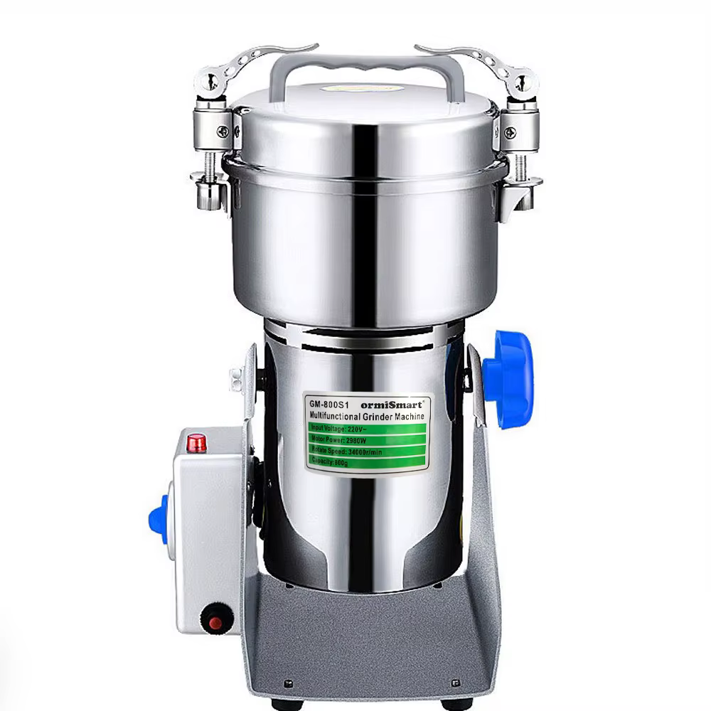 Moulin à café en acier inoxydable de grande capacité