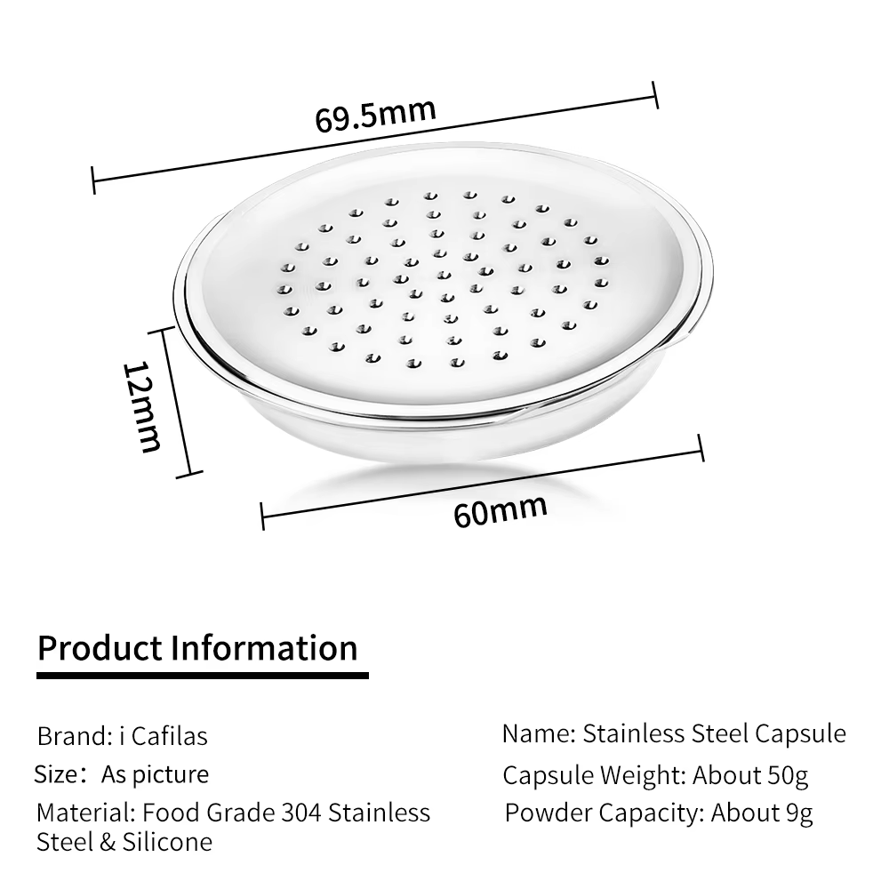 Capodule de café réutilisable Icafilas pour machine Senseo