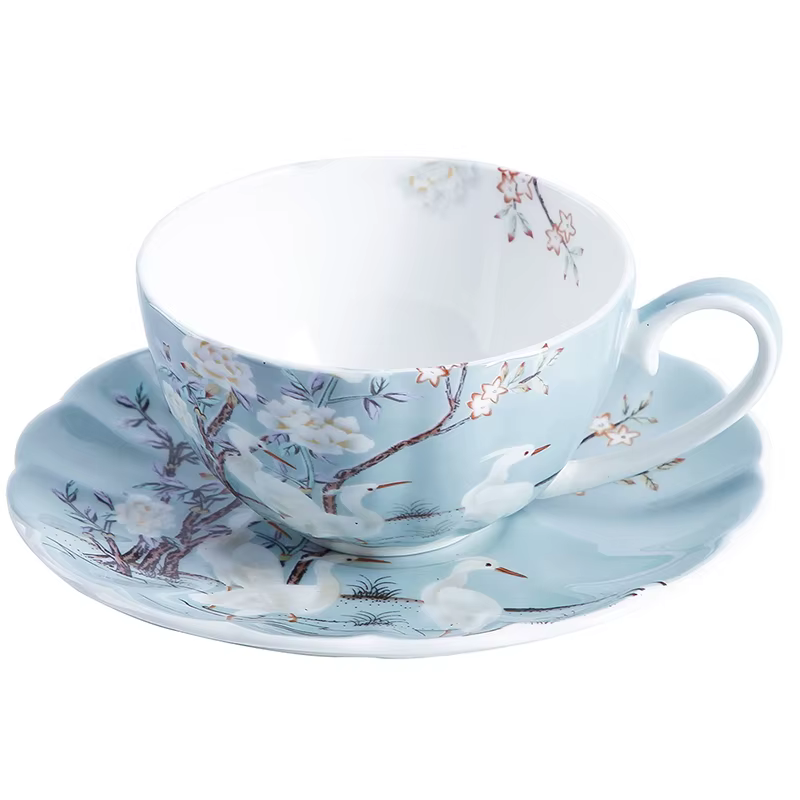 Ensemble de tasses à café de style britannique