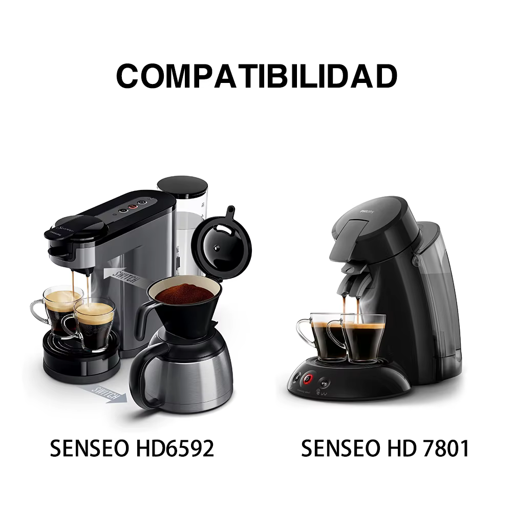 ICafilas pour machine Philips Senseo bouchons de capsules de café en acier inoxydable filtre réutilisable cafetière expresso