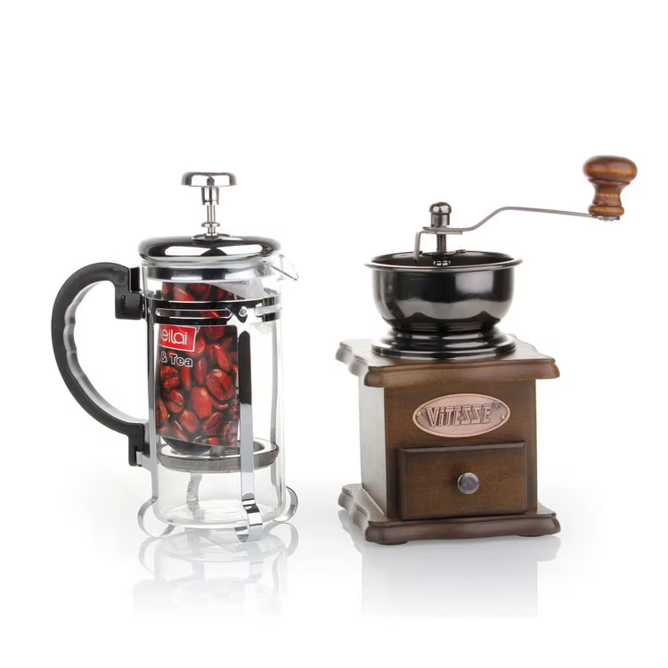 Ensemble de moulin à café pour cafetière