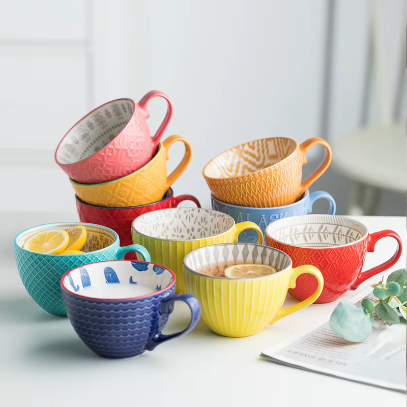 Tasse en céramique de style européen