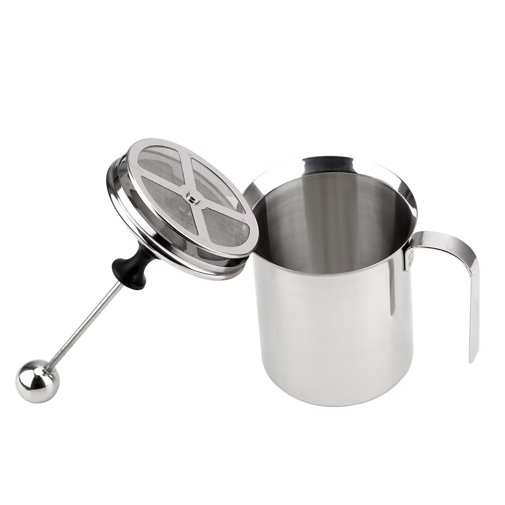 Mousseur à lait manuel 400/800ML mousse