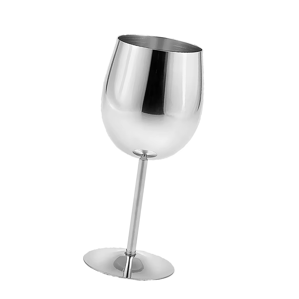 Verres à vin en acier inoxydable