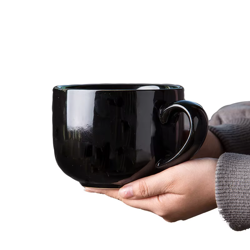 Tasse à café en céramique de grande capacité