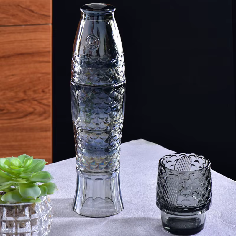 Ensemble de verres à eau en forme de poisson Koi