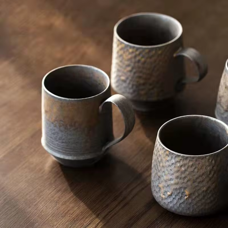HoMmi – tasse à café vintage en grès fait à la main