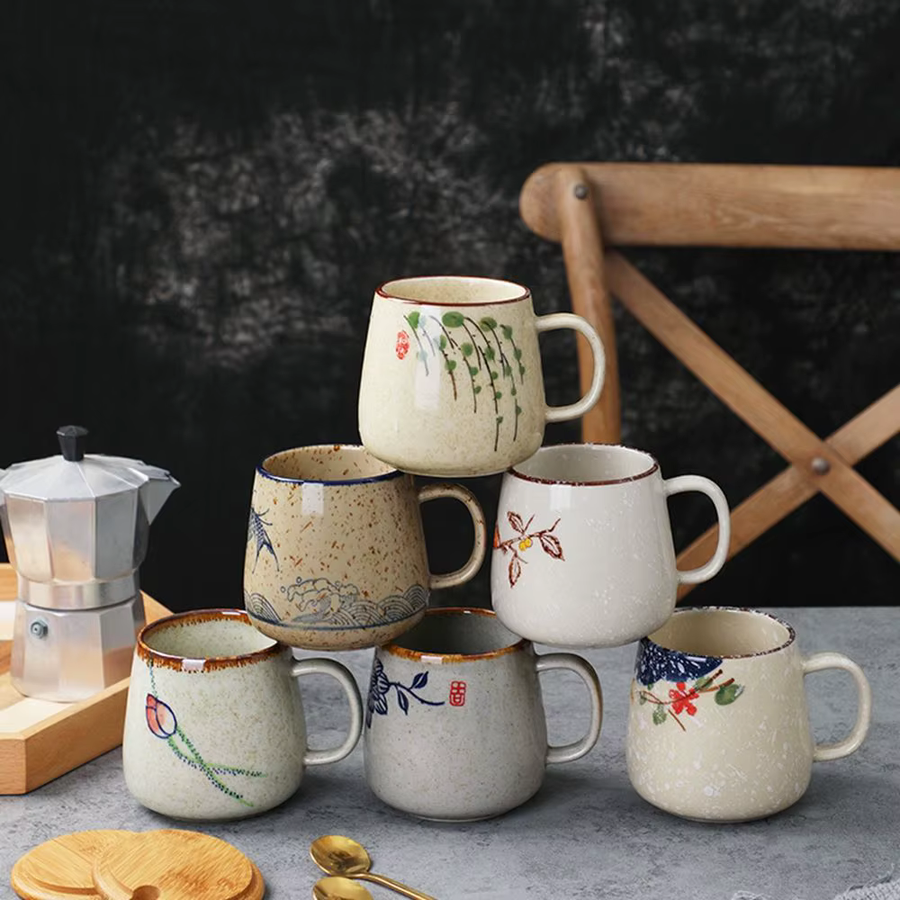 Tasse à café de style japonais pour le thé de l'après-midi
