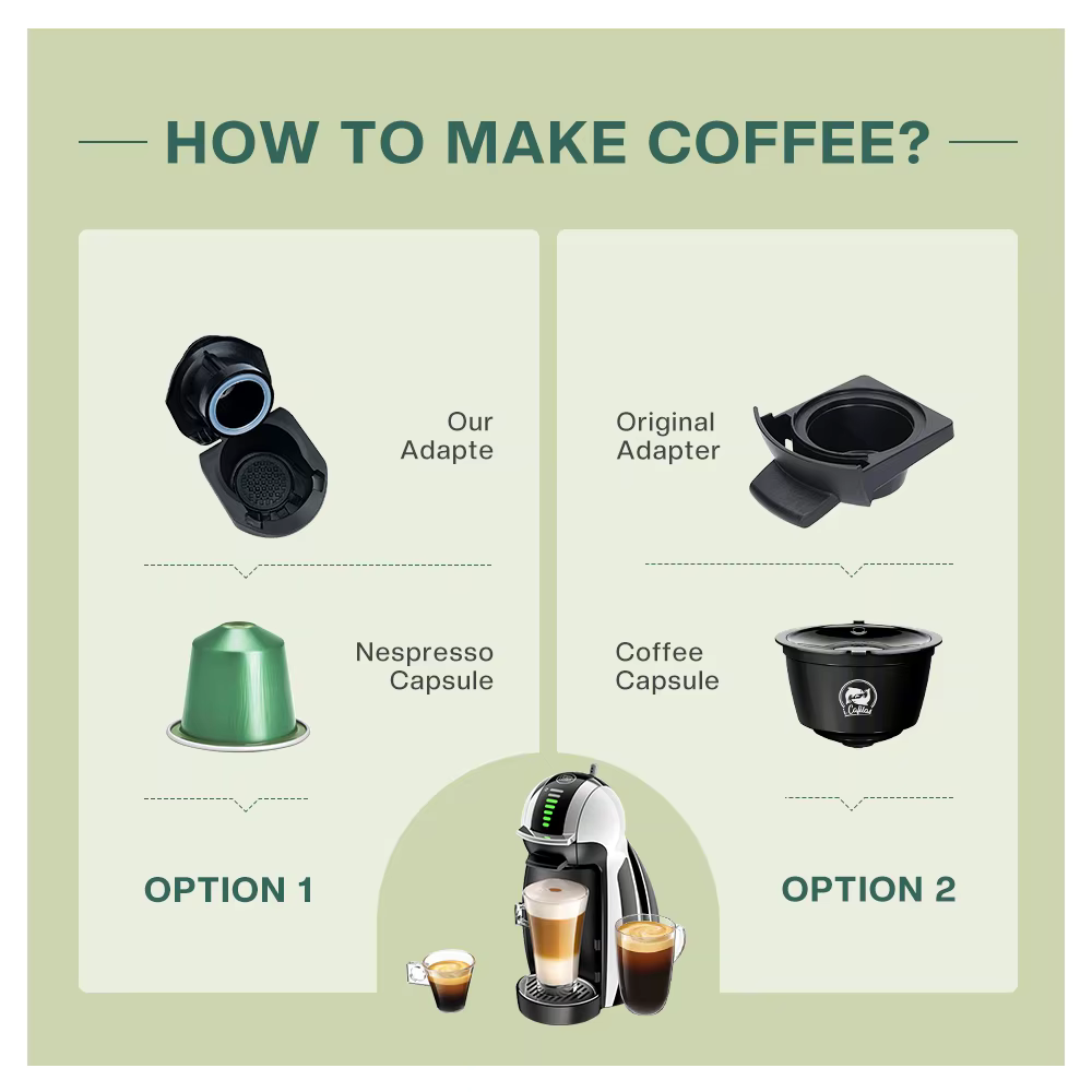 Icafilas-Adaptateur réutilisable pour Dolce Gusto, Capsule de café, Capsule de café expresso, Holdervip, Maker Piccolo XS