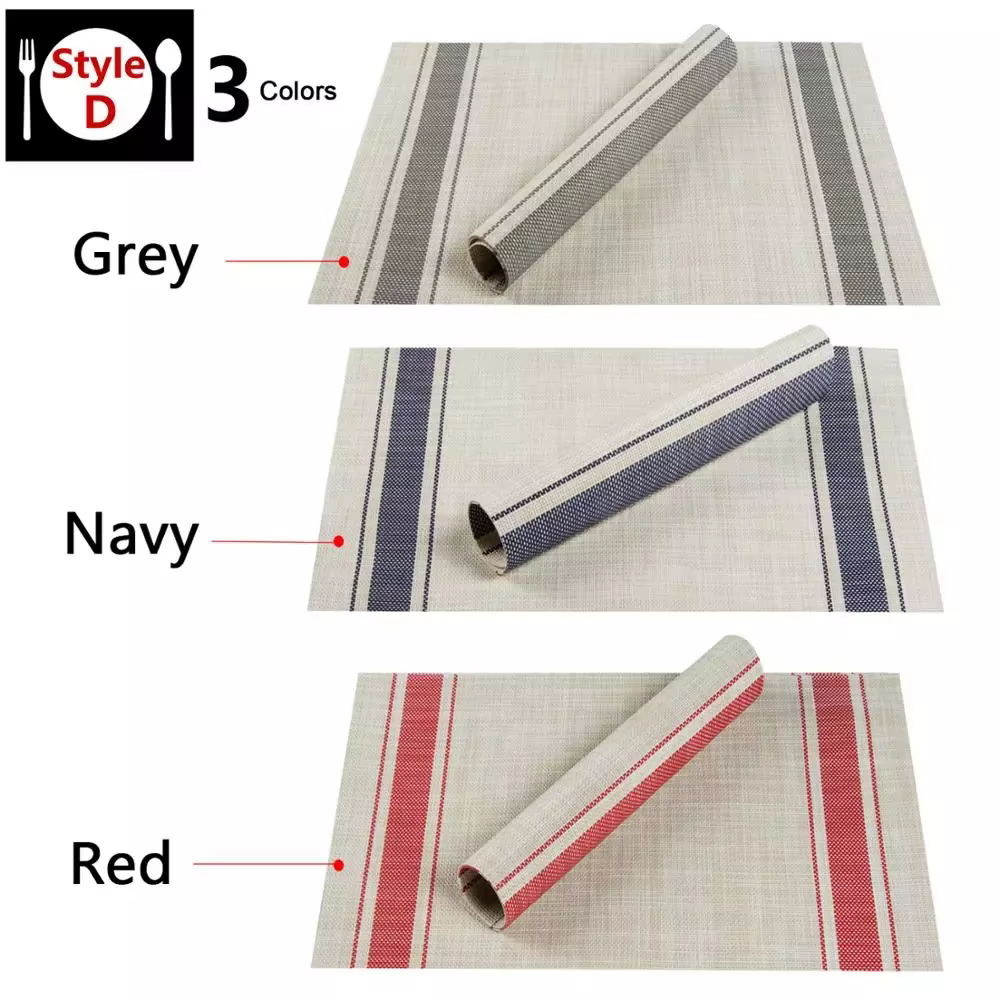 Topfinle – napperons en plastique et bambou