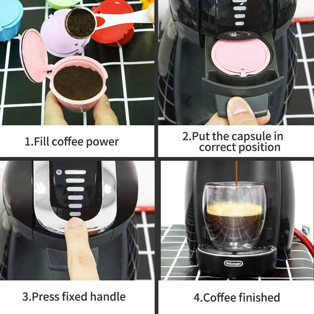 Goutteur Dolci Gusto réutilisable pour Nescafé Dolce Gusto Rose
