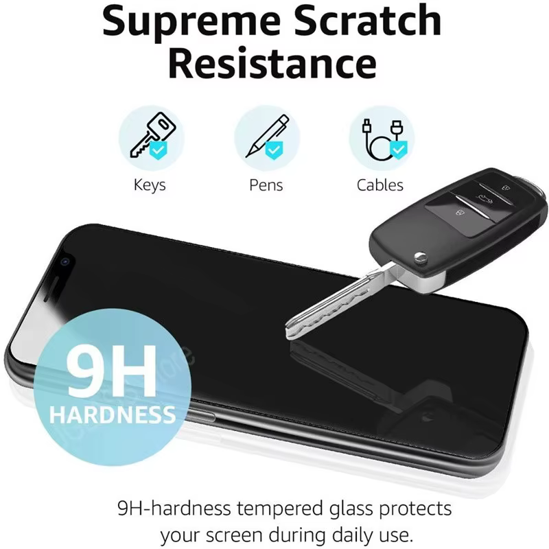 Protecteur d'écran en verre trempé, 3 pièces, pour iPhone 11 12 13 14 15 Pro Max 12 13 Mini, pour iPhone 6S 7 8 Plus XR XS Max 16E
