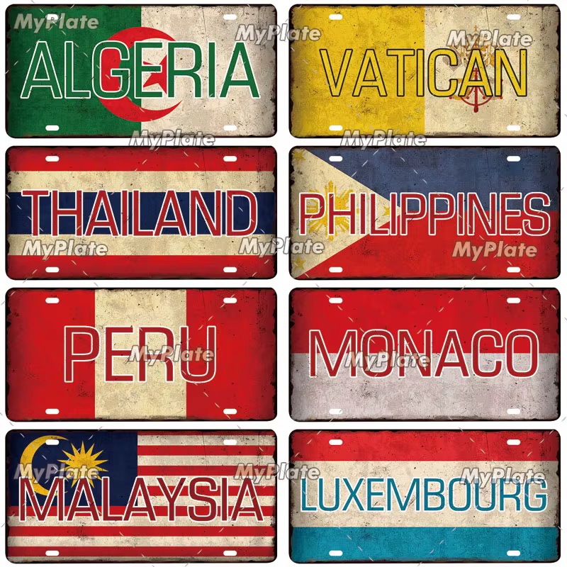 [MyPlate] affiche de drapeau National
