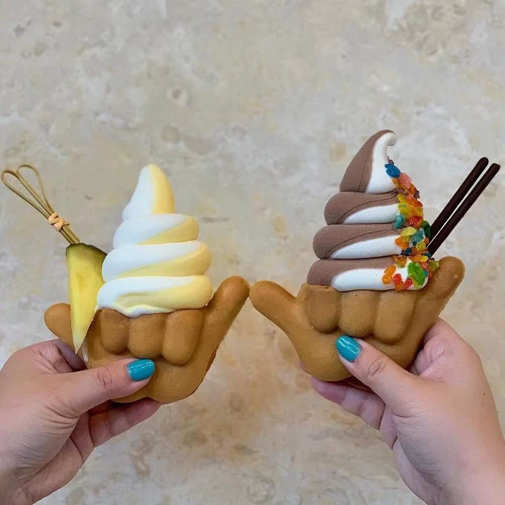 Shaka-Boom – Machine à cône de gaufre pour café