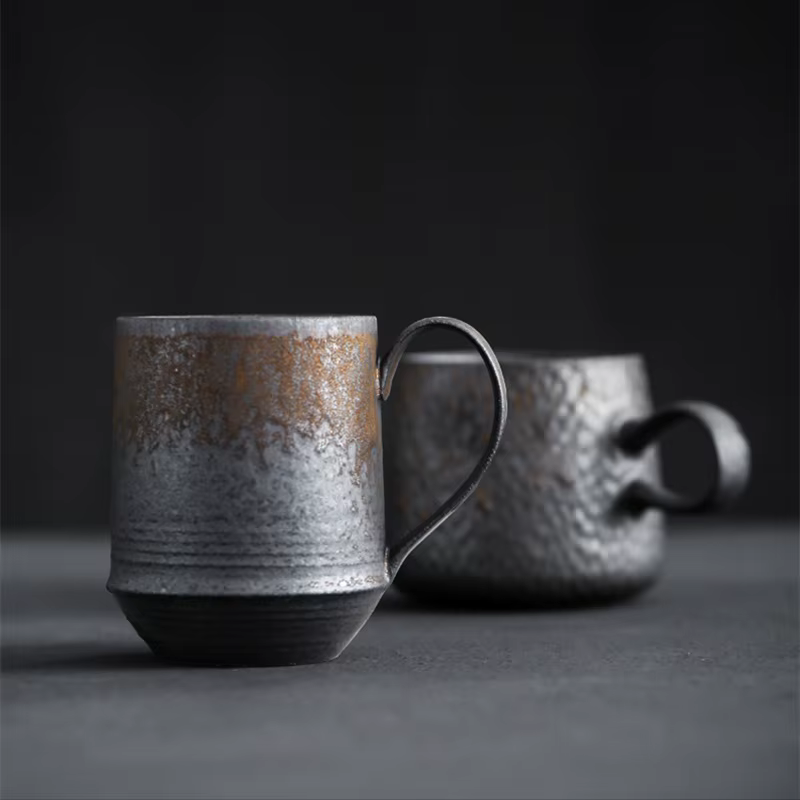HoMmi – tasse à café vintage en grès fait à la main
