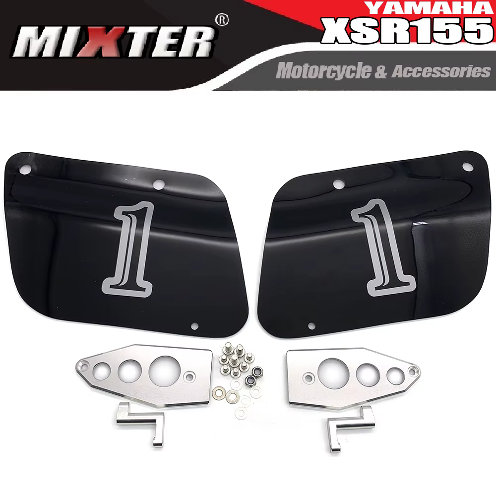 T BODY SAMPING SIDE, Inboulon tailor, Accessoires de moto, 73T Numero PLRapidly BLACK Pour YAMAHA XSRaxes XSR-155 Xbackpack 155 2019-2024 2023