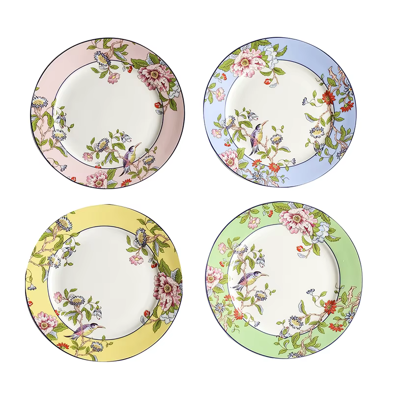 Assiettes haut de gamme en porcelaine