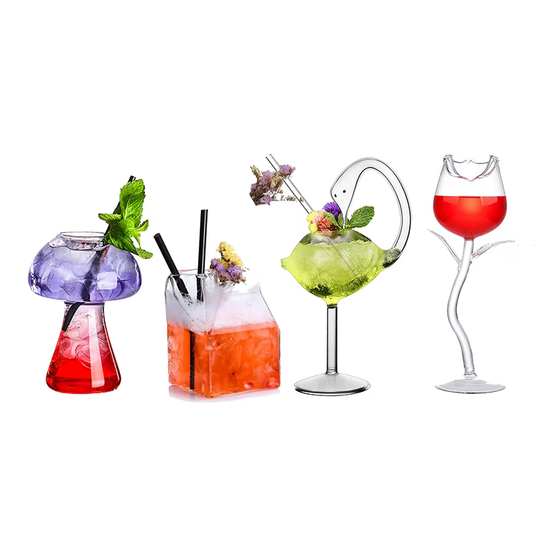 Verre à cocktail créatif