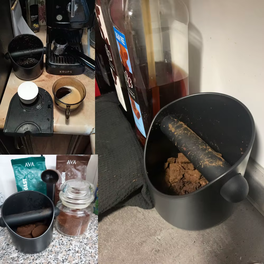 Boîte à café antidérapante