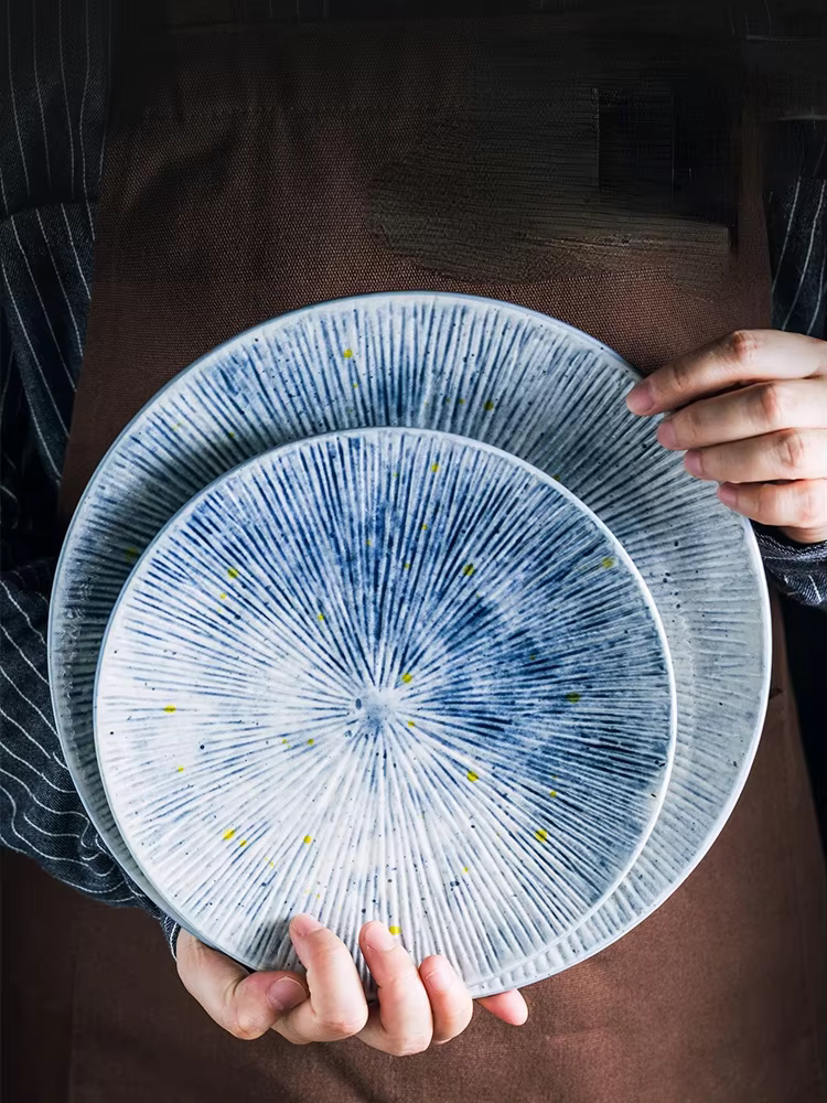 Vaisselle de style japonais assiette en céramique petit déjeuner