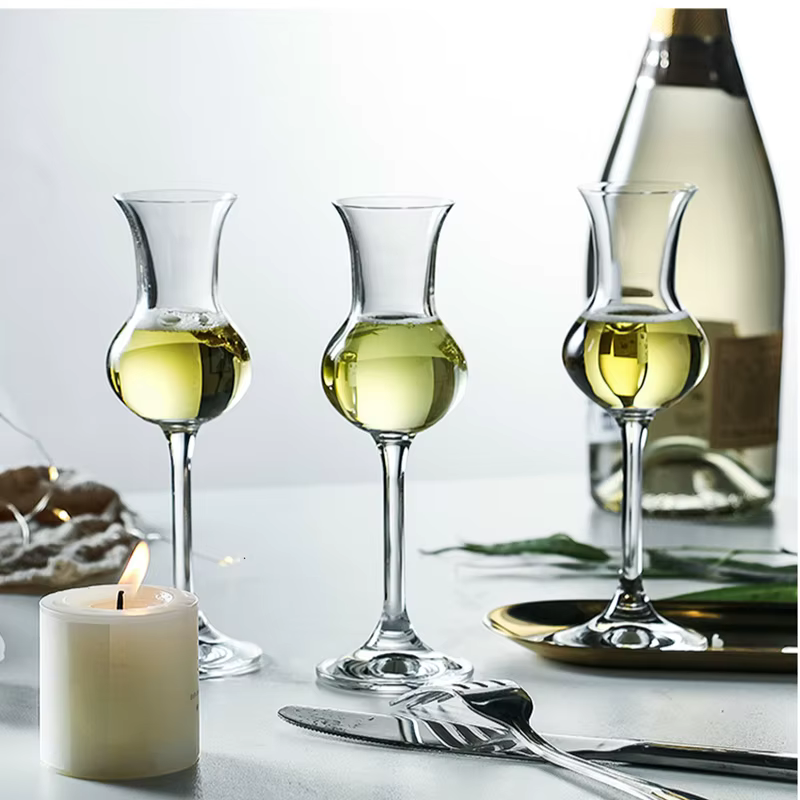 Verre à Champagne en Clip pour Dégustation de Vin