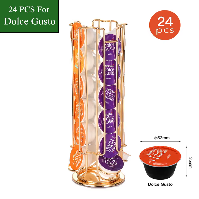 Support de dosette de café rotatif standard pour Dolce Gusto
