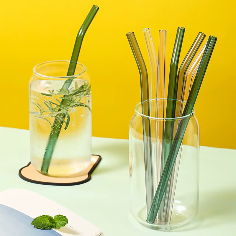 Pailles en verre réutilisables de 8mm