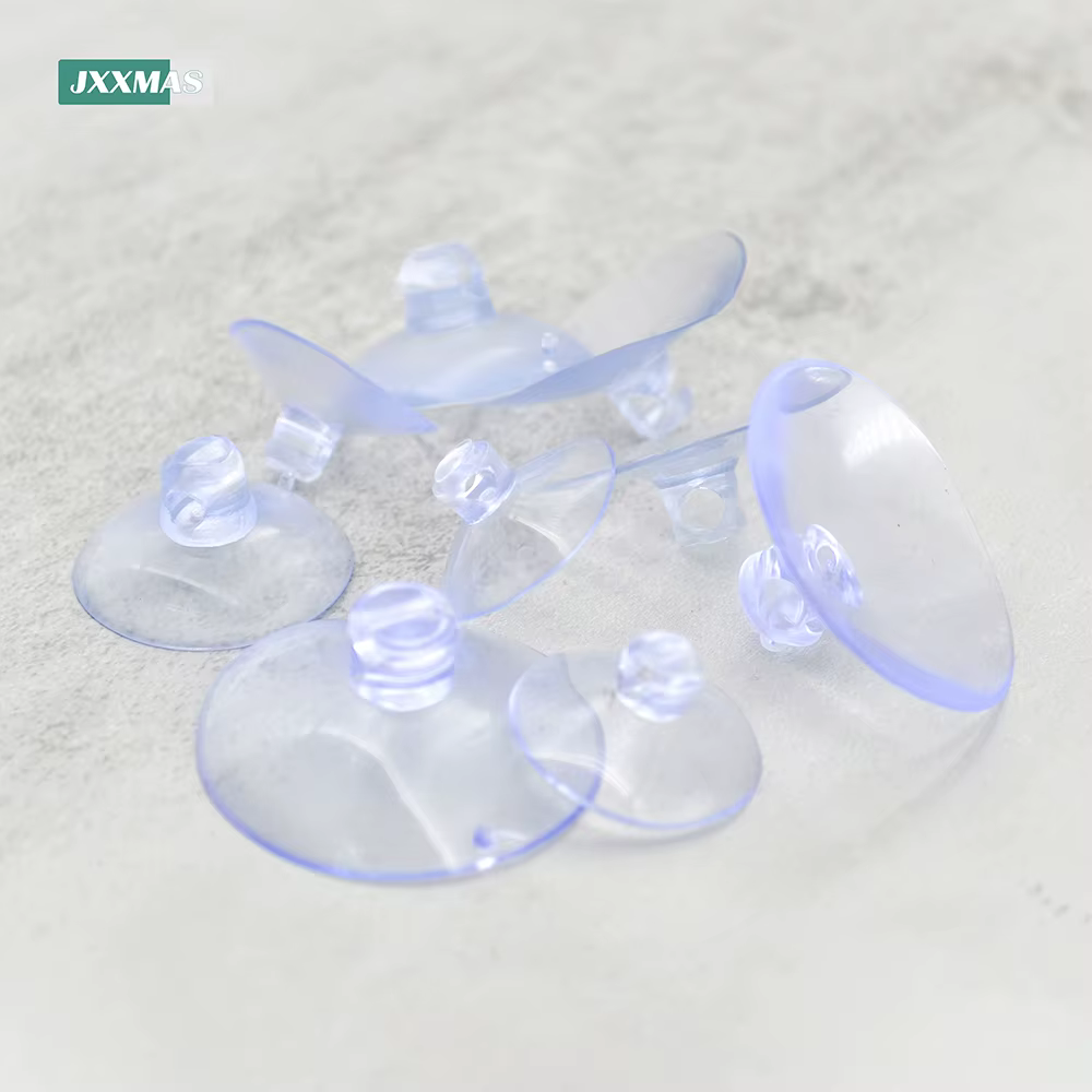 Ventouse Transparente en Silicone pour le Bain, Crochet Mural Universel pour Fenêtre, Verre, Voiture, Mariage, Voyage, 25/30/35/40mm