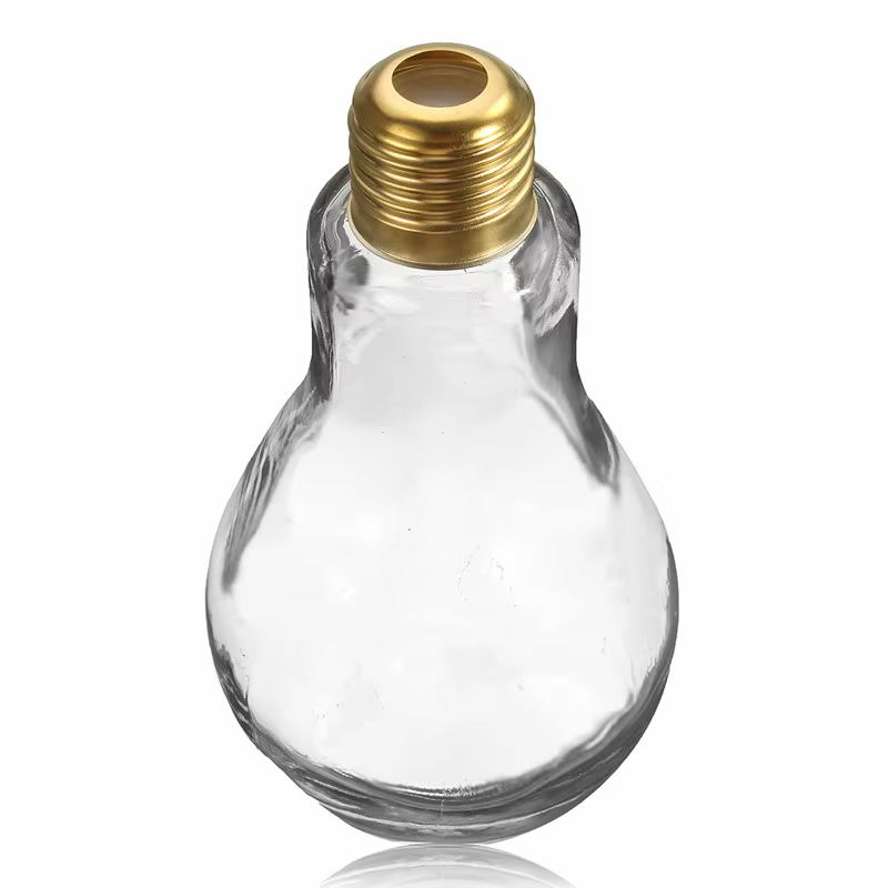 Bouteille en verre avec couvercle