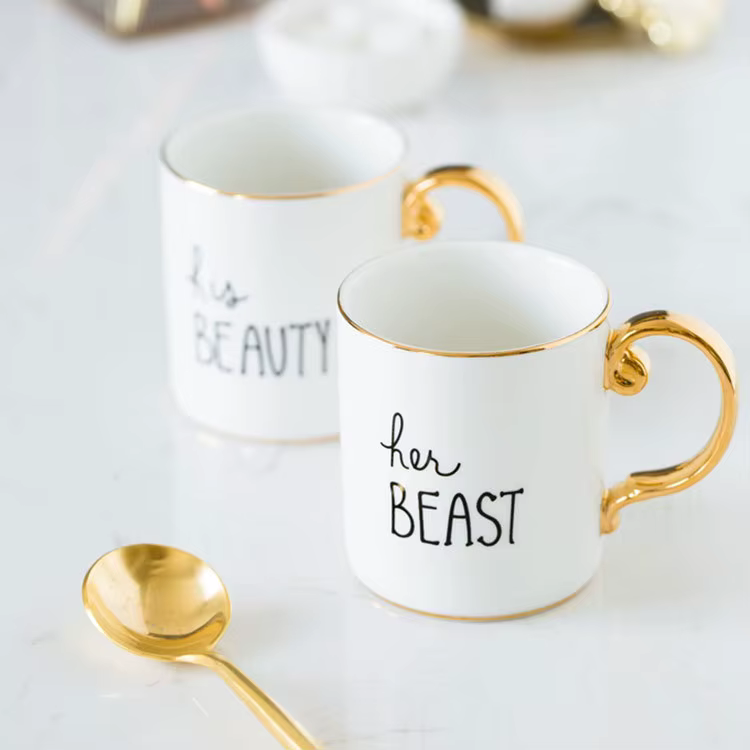 Tasse à café en porcelaine diamant