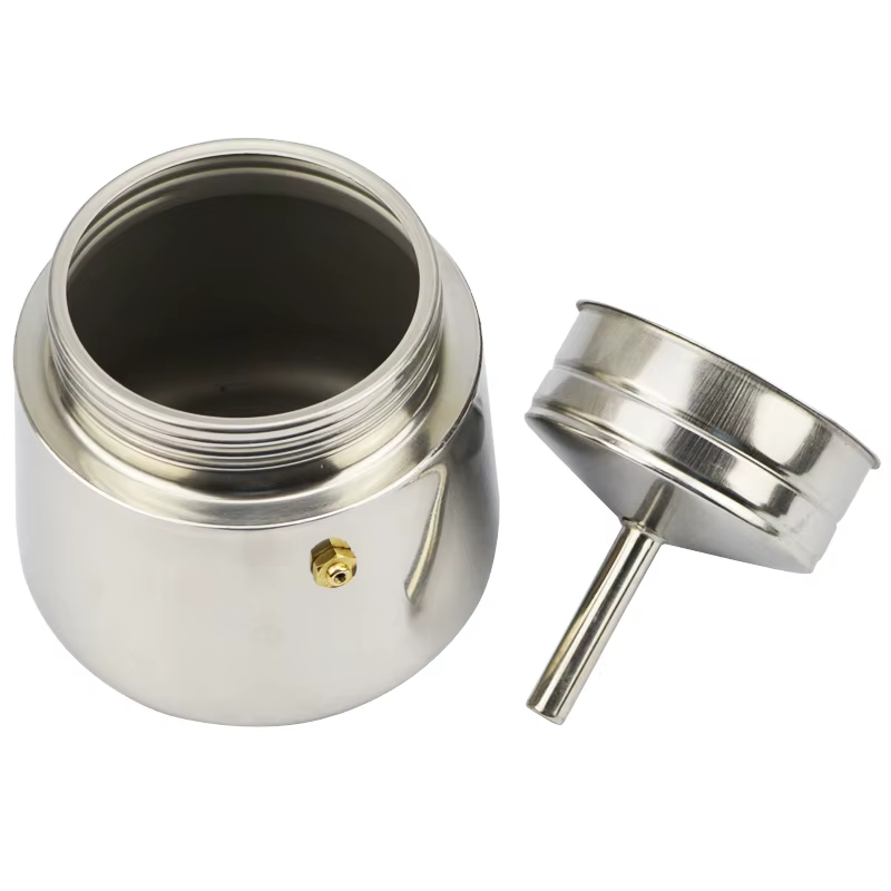 ATWFS 2/4/6/9 tasses cafetière en acier inoxydable Moka Pot