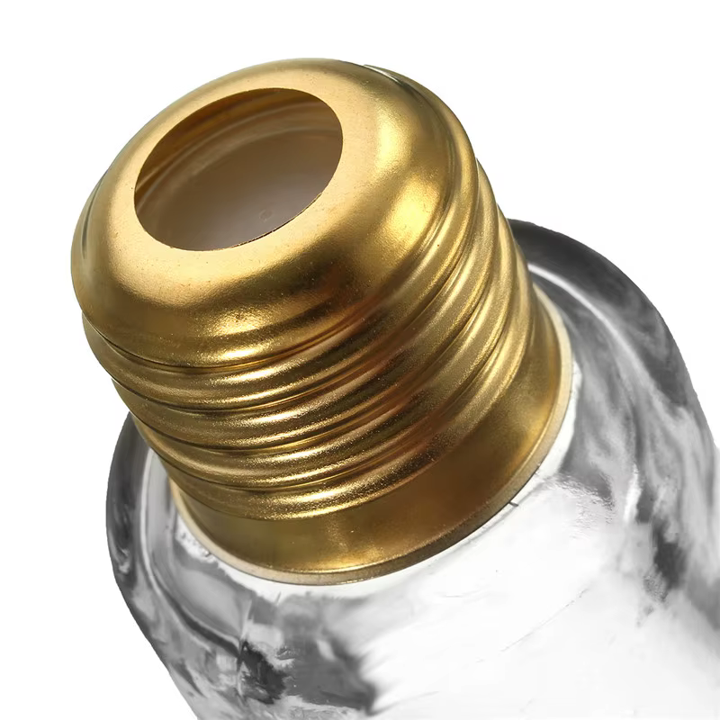 Bouteille en verre avec couvercle