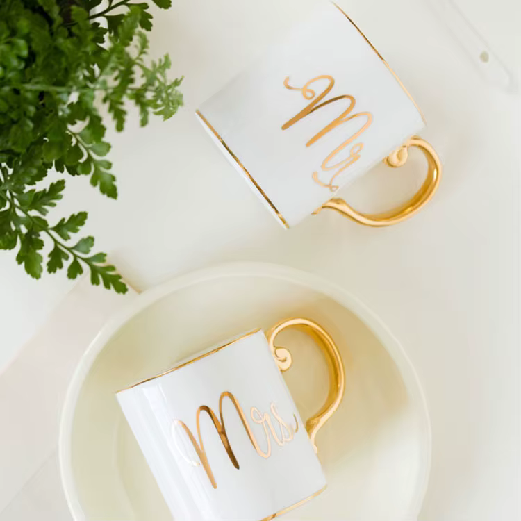 Tasse à café en porcelaine diamant