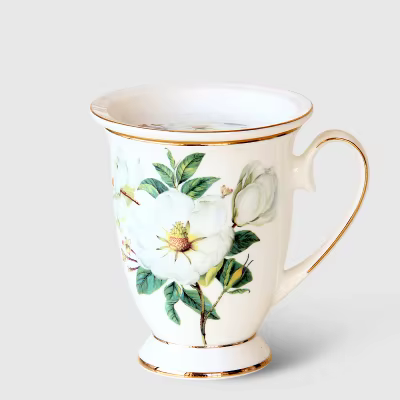 Tasse à café élégante en porcelaine ivoire de haute qualité