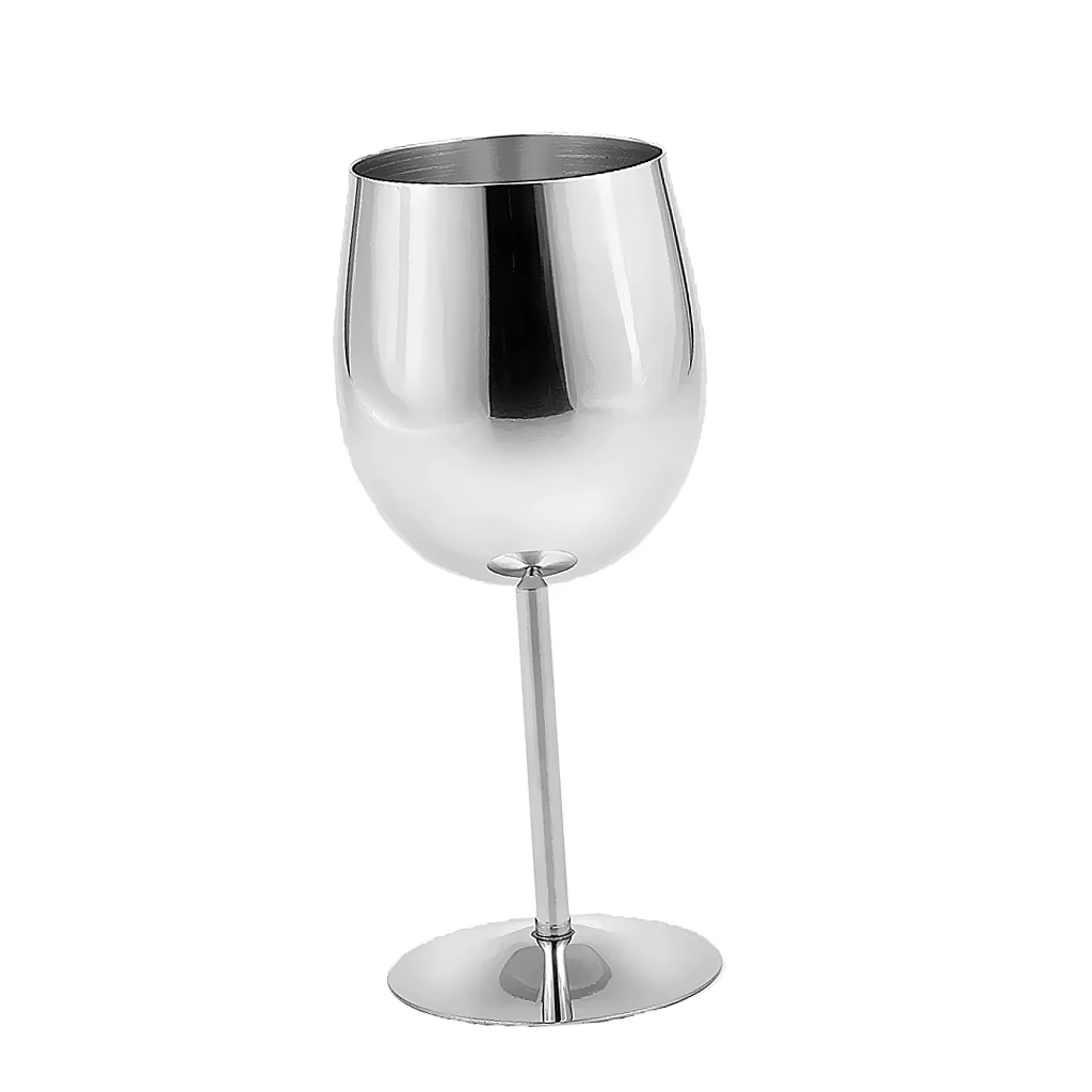 Verres à vin en acier inoxydable