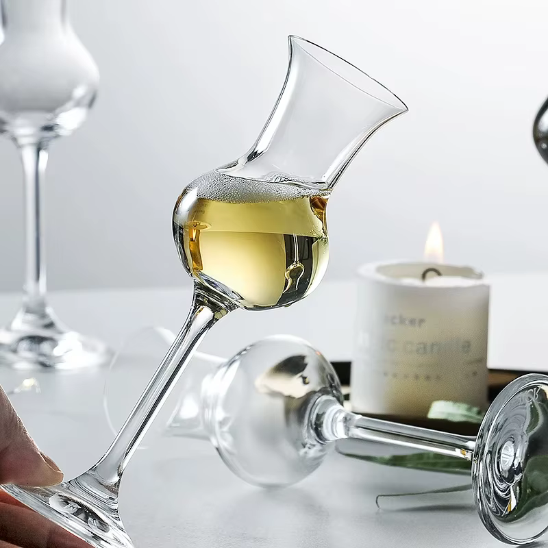 Verre à Champagne en Clip pour Dégustation de Vin