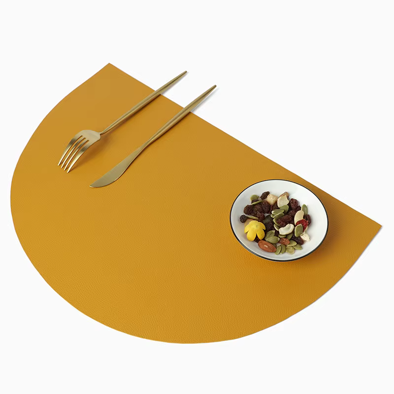 Napperon en cuir PU pour table