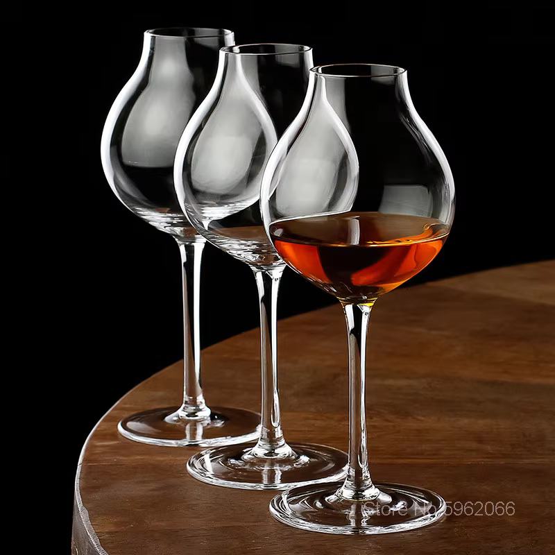 Verre à whisky en cristal avec bourgeon