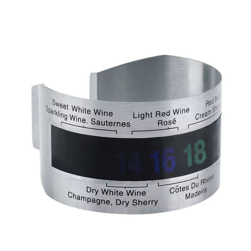 Thermomètre pour bouteille de vin
