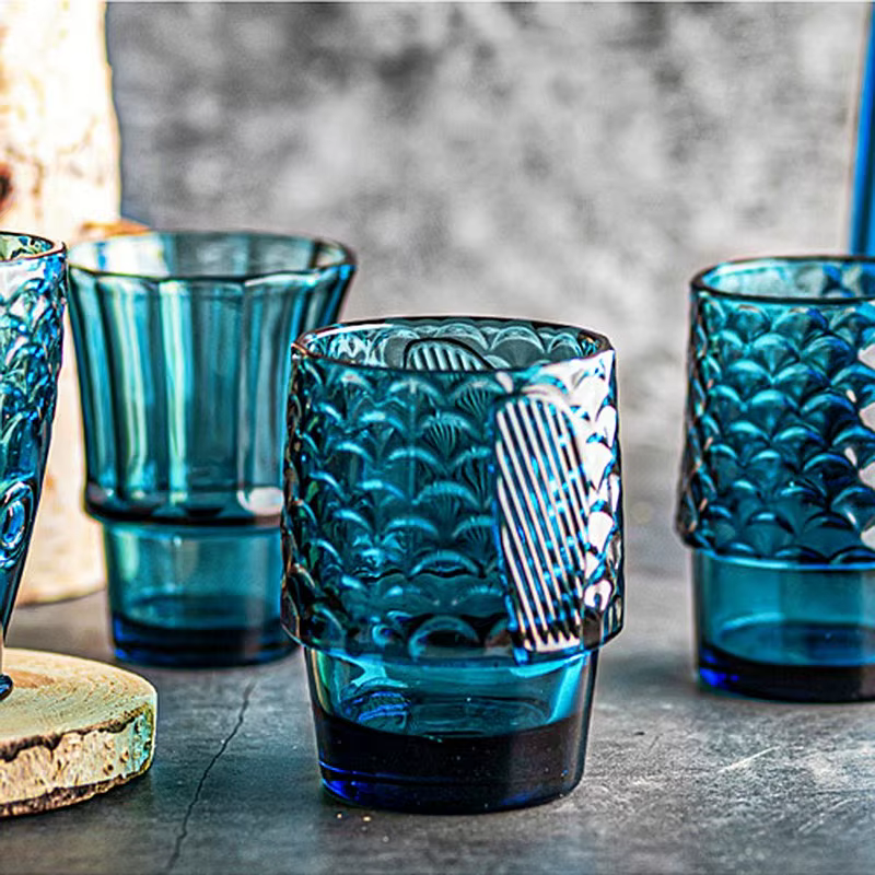 Ensemble de verres à eau en forme de poisson Koi