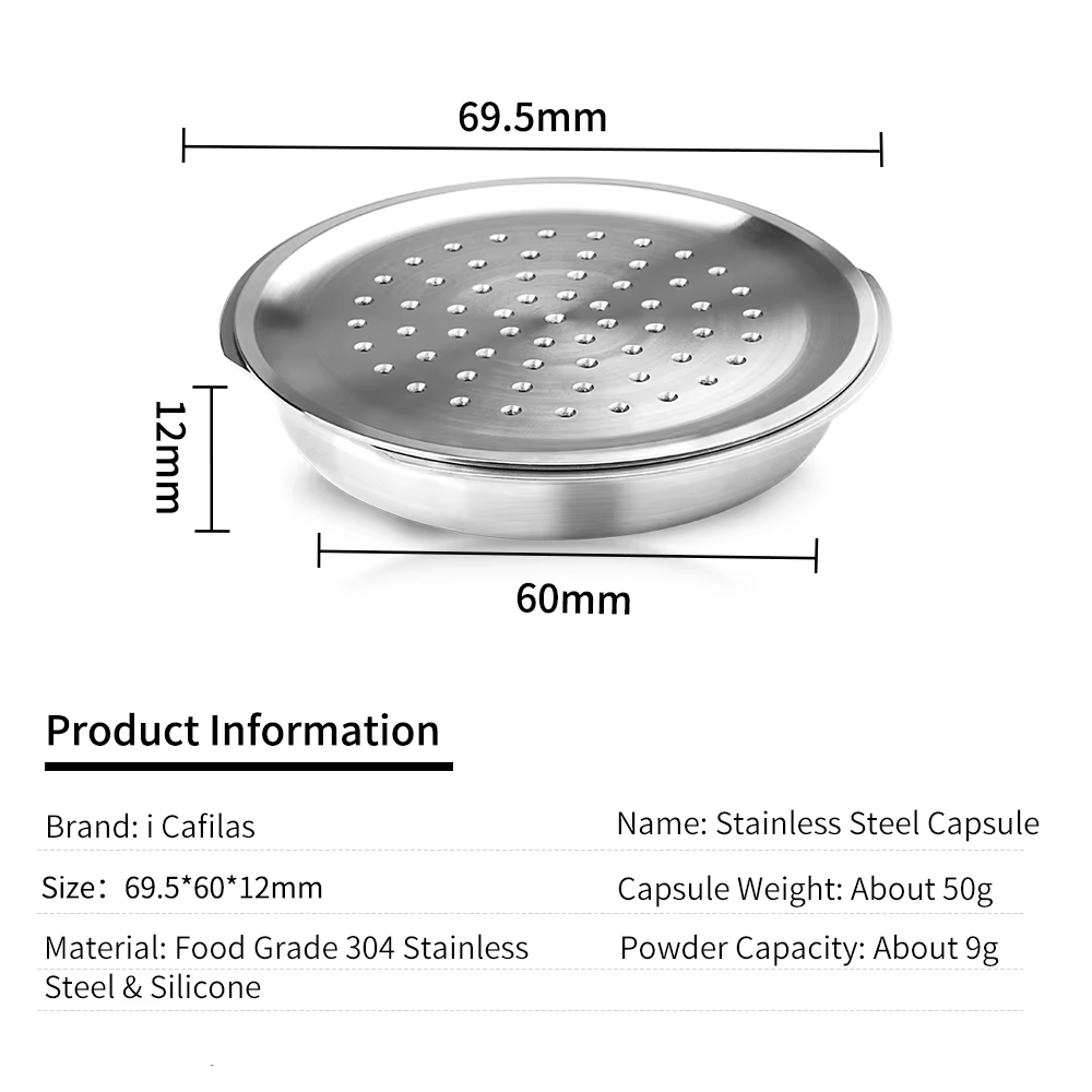Capsules senseo Capsules de café réutilisables en acier inoxydable 304