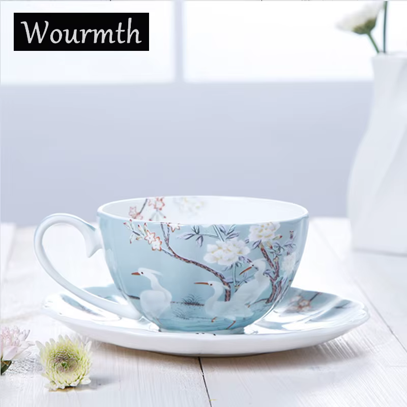 Ensemble de tasses à café de style britannique