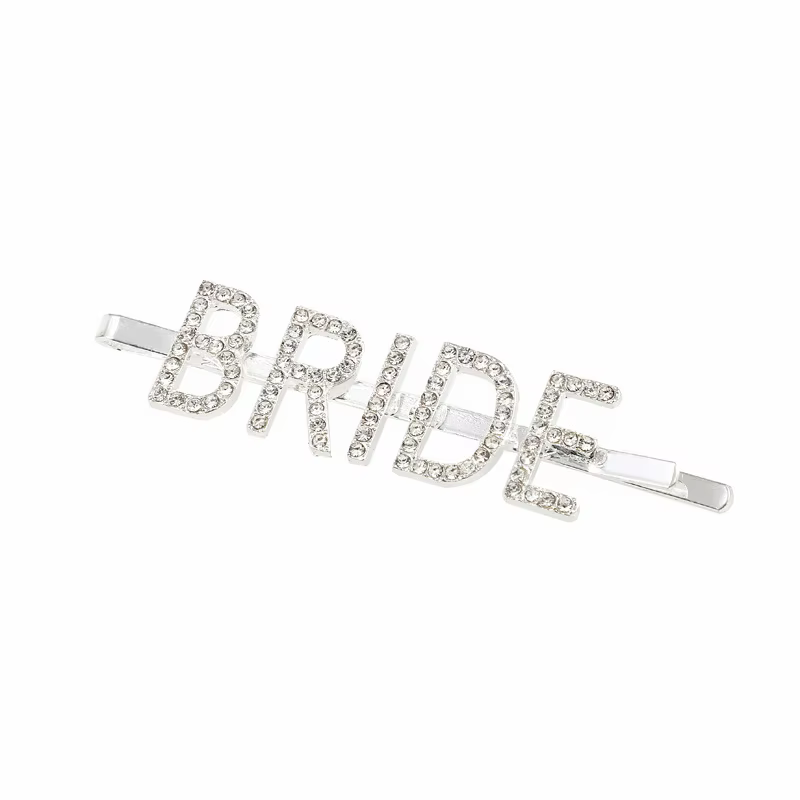 Épingle à cheveux en biscuits scintillants, or rose, pince à cheveux pour équipe de mariée, douche de patients, enterrement de vie de jeune fille, fête de poule, cadeau de décoration