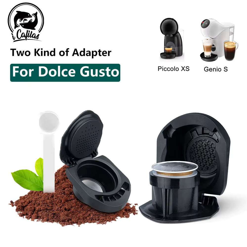 Icafilas-Adaptateur réutilisable pour Dolce Gusto, Capsule de café, Capsule de café expresso, Holdervip, Maker Piccolo XS