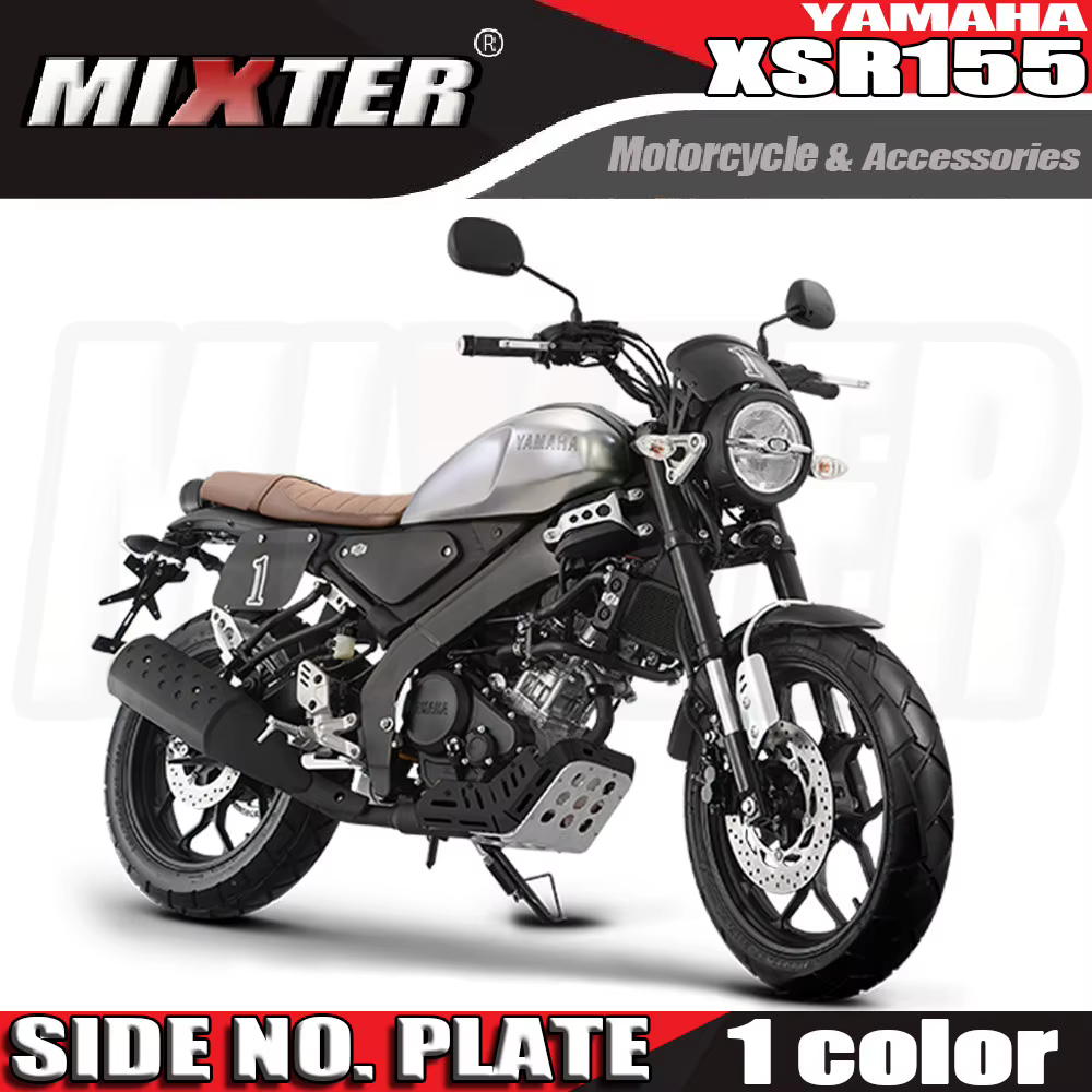 T BODY SAMPING SIDE, Inboulon tailor, Accessoires de moto, 73T Numero PLRapidly BLACK Pour YAMAHA XSRaxes XSR-155 Xbackpack 155 2019-2024 2023