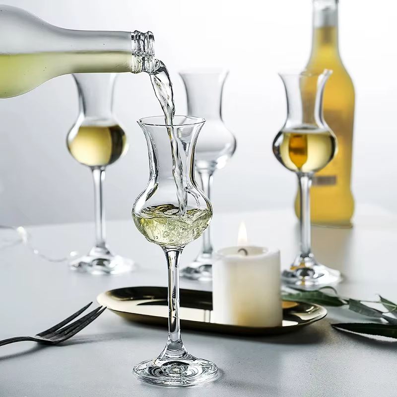 Verre à Champagne en Clip pour Dégustation de Vin