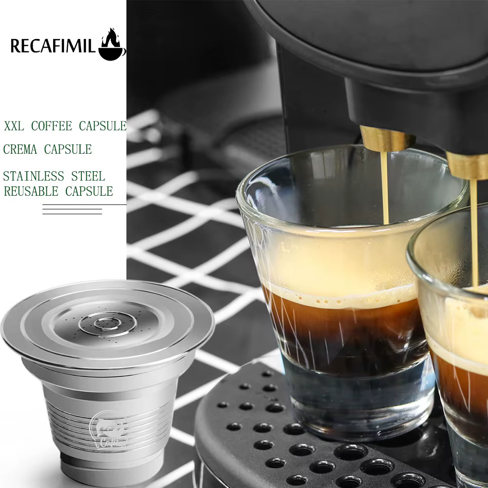 Recafimil Capsule de café XXL réutilisable pour dosette de machine LOR filtre