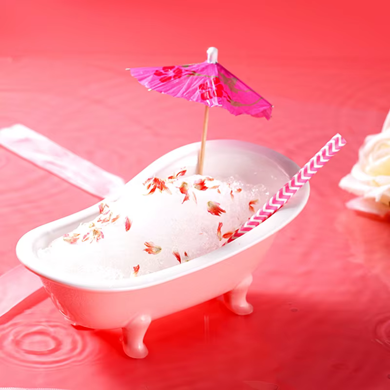 Verres à cocktail créatifs 3D MINI en forme de baignoire