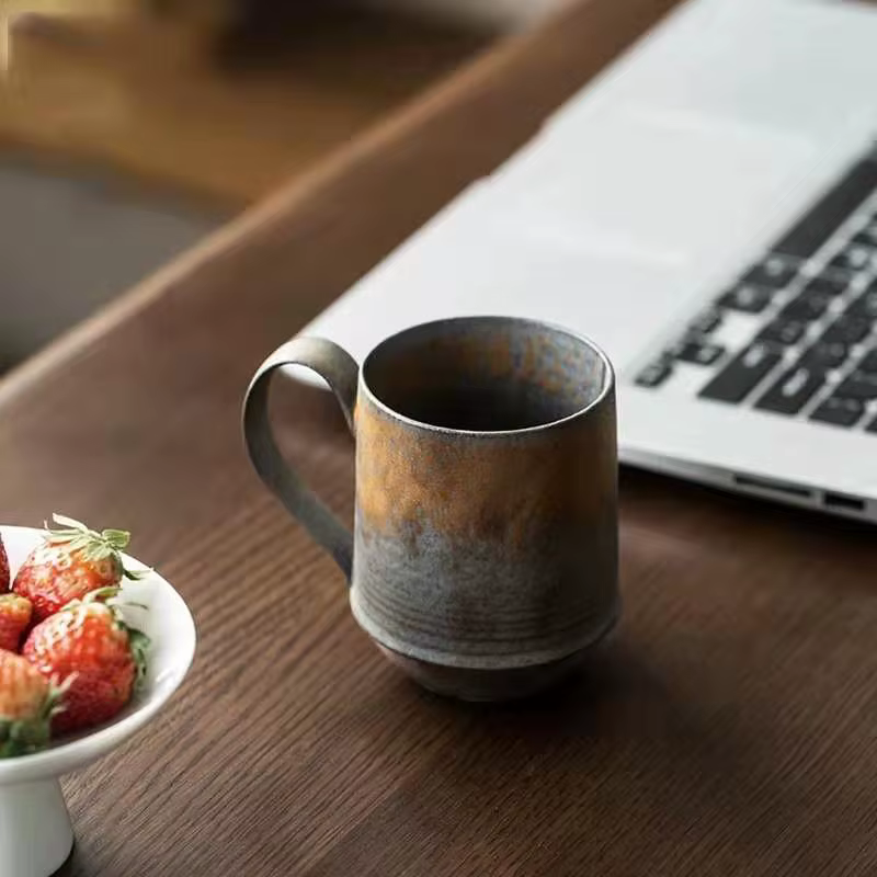 HoMmi – tasse à café vintage en grès fait à la main