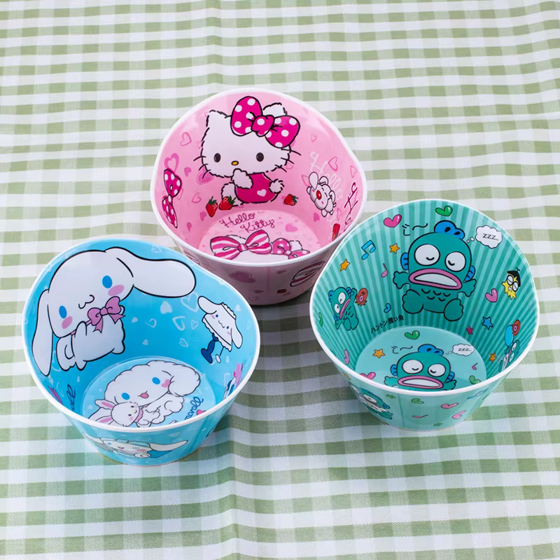 Nouveau bol à dîner Sanrio Hello Kitty Cartoon Kuromi Pochacco
